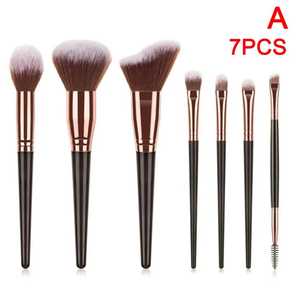 7PCS Professional Makeup Brush Set Blush Brush Eye Shadows Powder Blush Foundation Conceale Soft Fluffy Beauty Tools Makeup Tool Viralgem Store