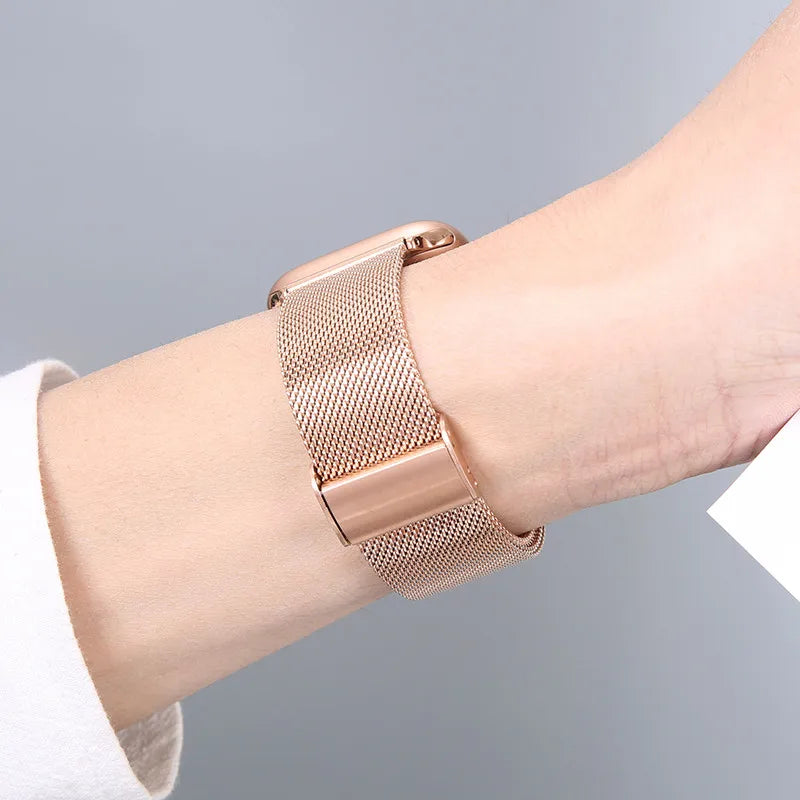 Sports Metal Strap for Apple Watch 8 7 6 5 4 SE 3 2 1 Fashion Stainless Steel Watchband for Apple Watch Band 44mm 42mm 40mm 38mm