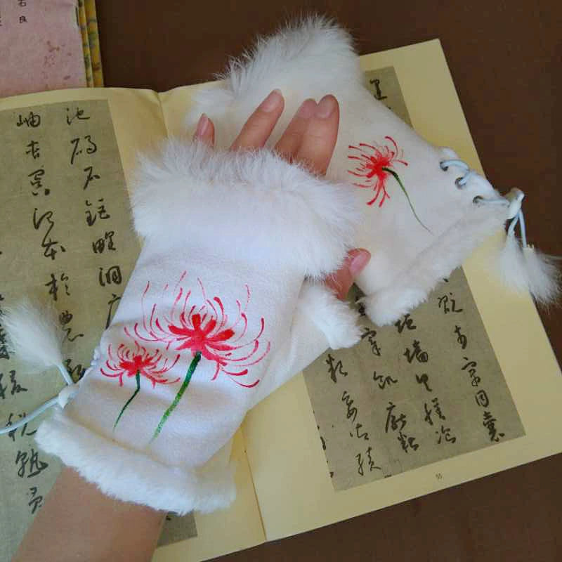 Women's Warm Half Finger Gloves Viralgem Store