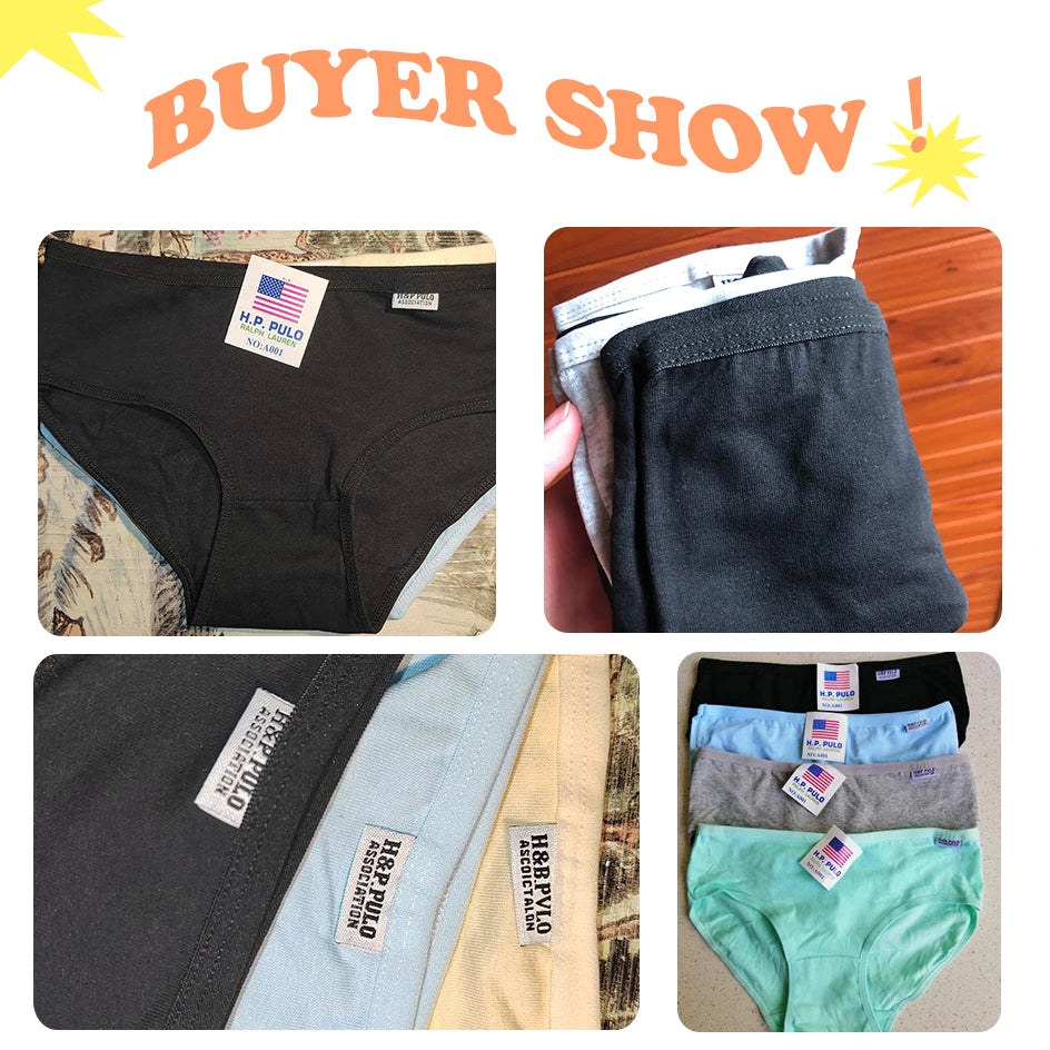 3Pcs/set 10 Color Panties Cotton Women Comfortable Mid-waist Underwear Lingerie Breathable Female Panty Briefs