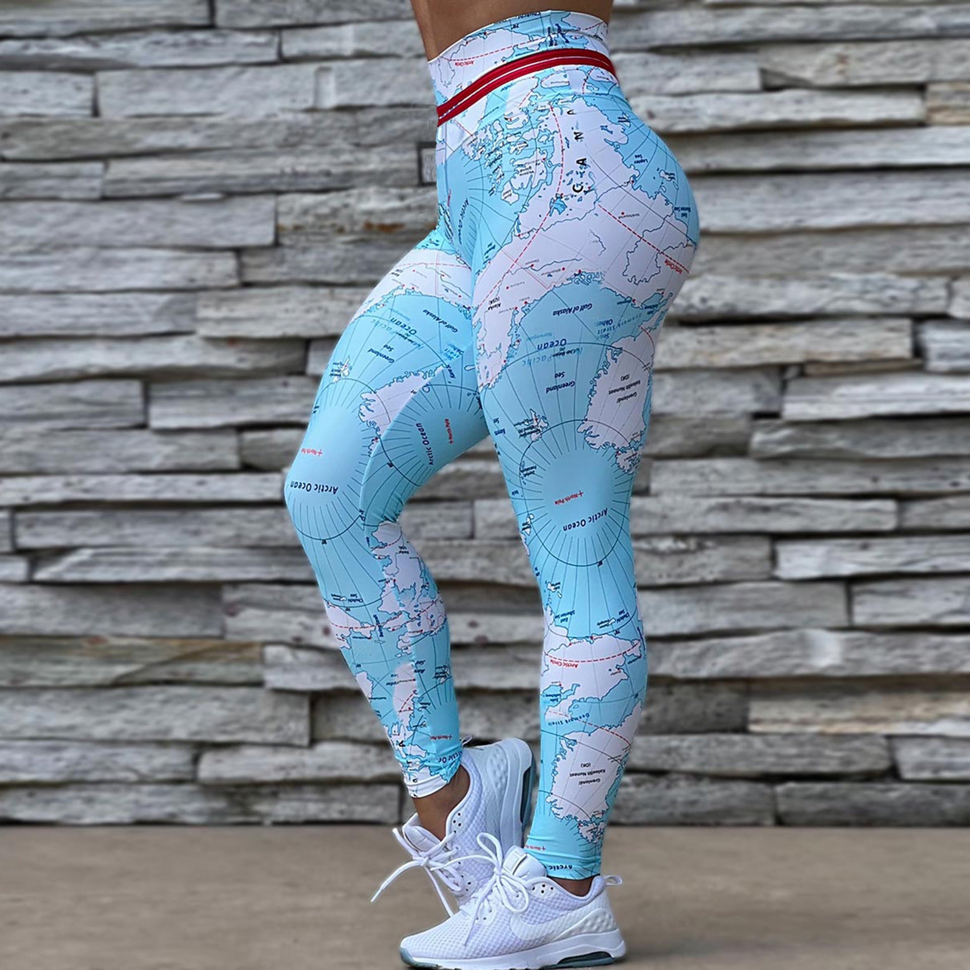 Women's 3D Digital Printing Casual Arm-lifting Leggings Yoga Pants Viralgem Store