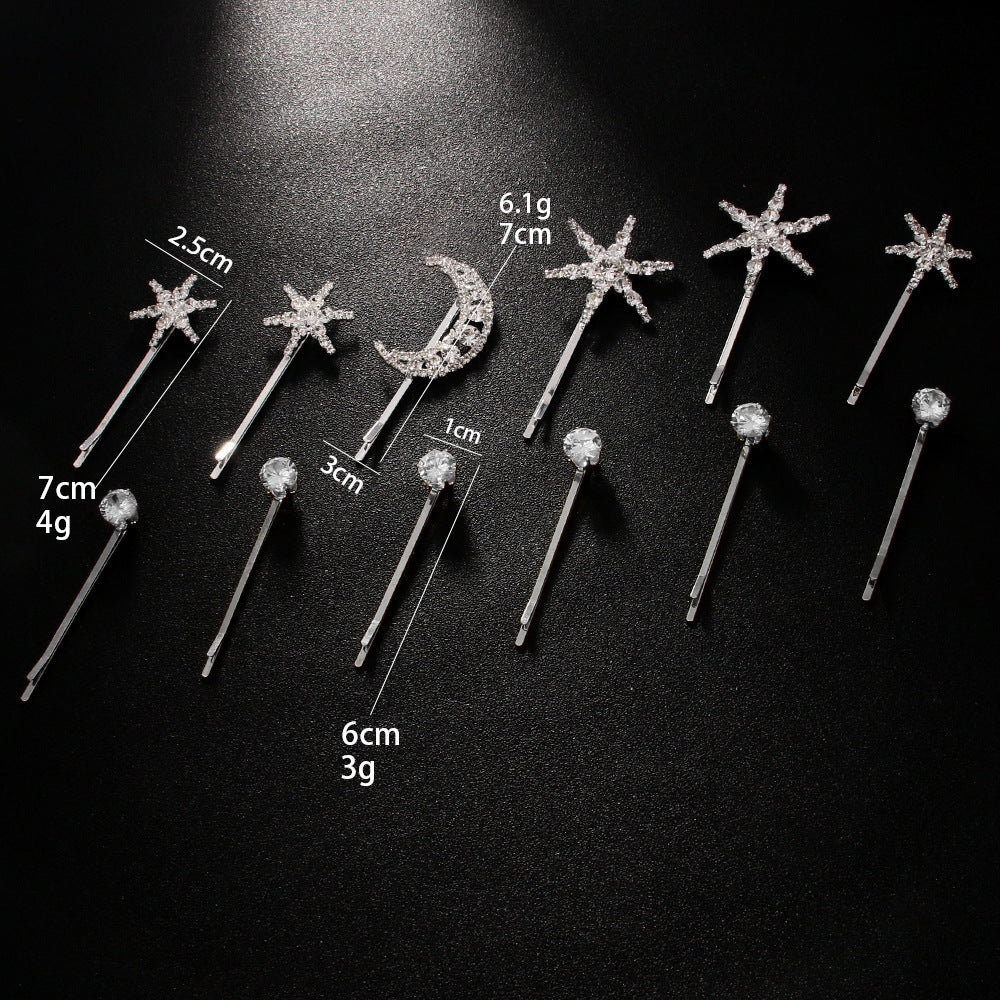 Star Hairpin Cute Trumpet Rhinestone Bobby Pin Viralgem Store
