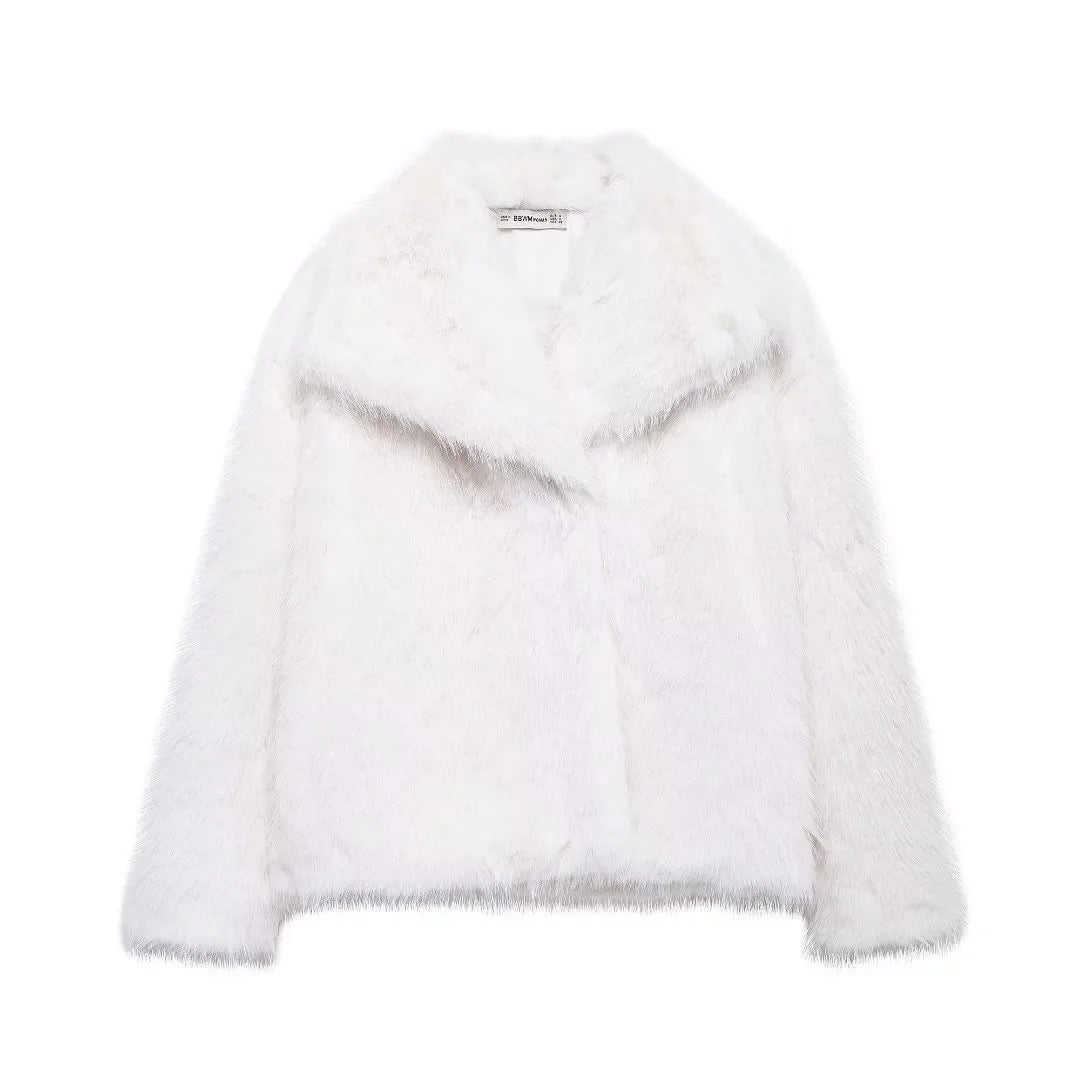 Women's Faux Fur Fluffy Jacket Viralgem Store