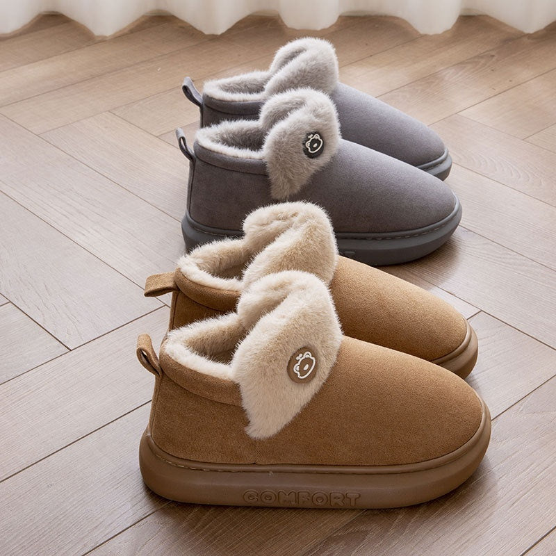 Winter Snow Boots Platform Heel Covered Cotton Slippers Ladies New Viralgem Store