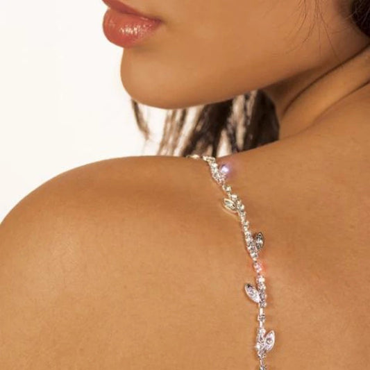 Women's Leaf Rhinestone Shoulder Chain Viralgem Store