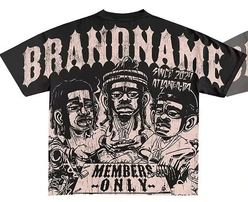 Y2g Harajuku Style T-shirt Men's Hip Hop Gothic Top Viralgem Store