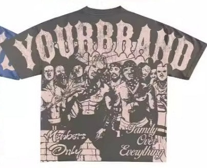 Y2g Harajuku Style T-shirt Men's Hip Hop Gothic Top Viralgem Store