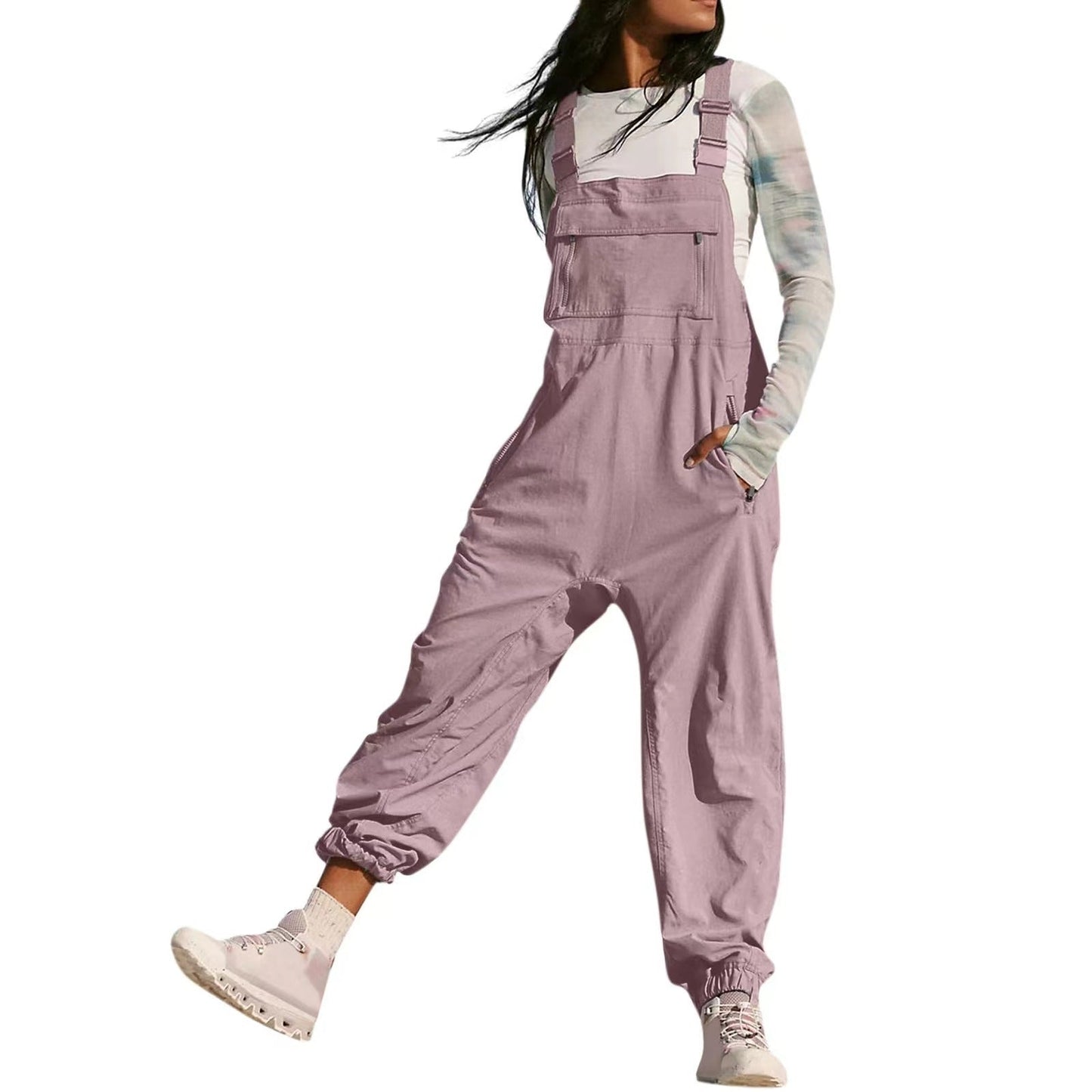 Working Bib Top Pants Amazon Fashion Leisure Tappered Jumpsuit Viralgem Store