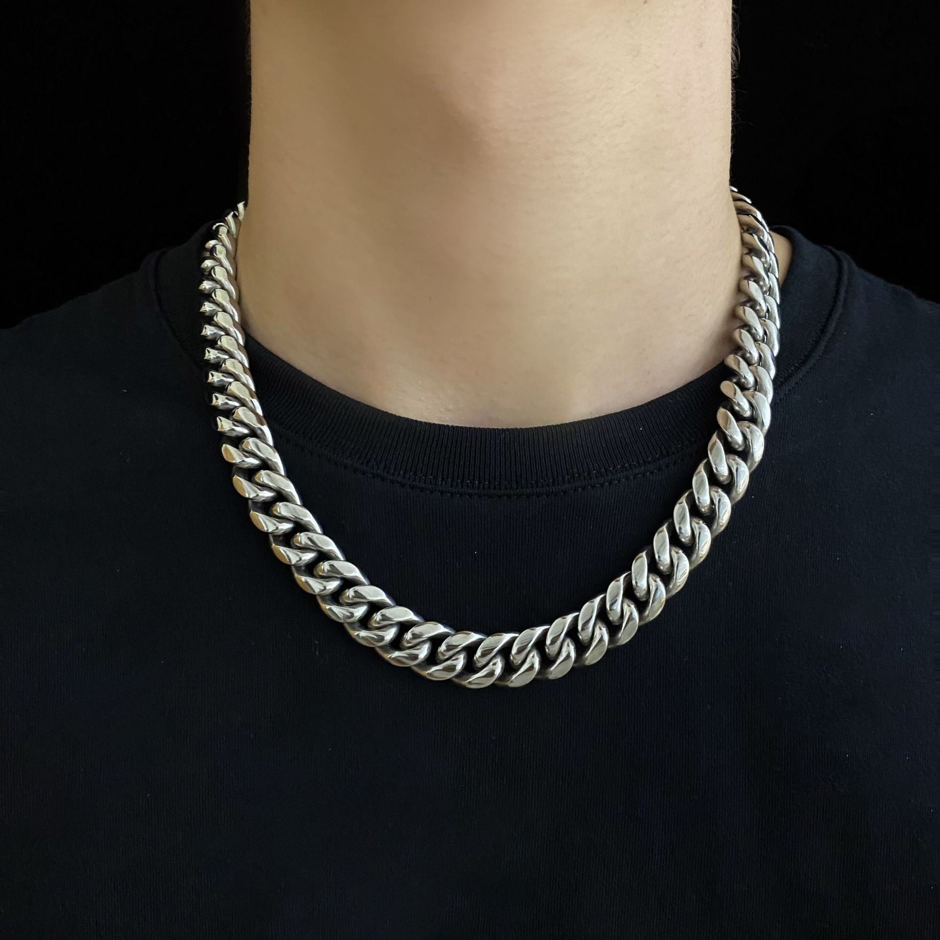 Three Dimensional Cut Hip Hop Choker Cuban Necklace Viralgem Store
