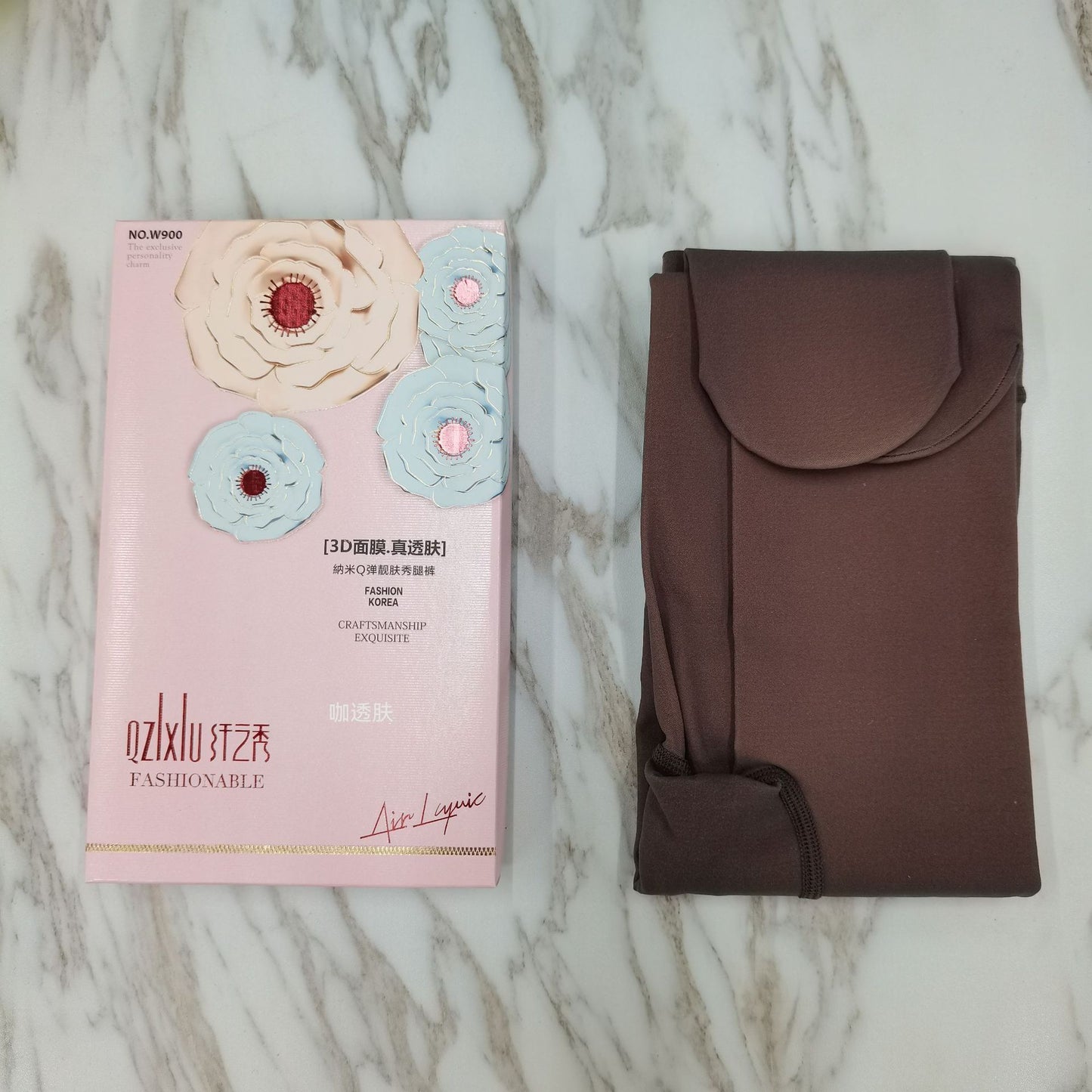 True See-through Base Spring And Autumn All-match Anti-hook Wire Surface One-piece Pantyhose