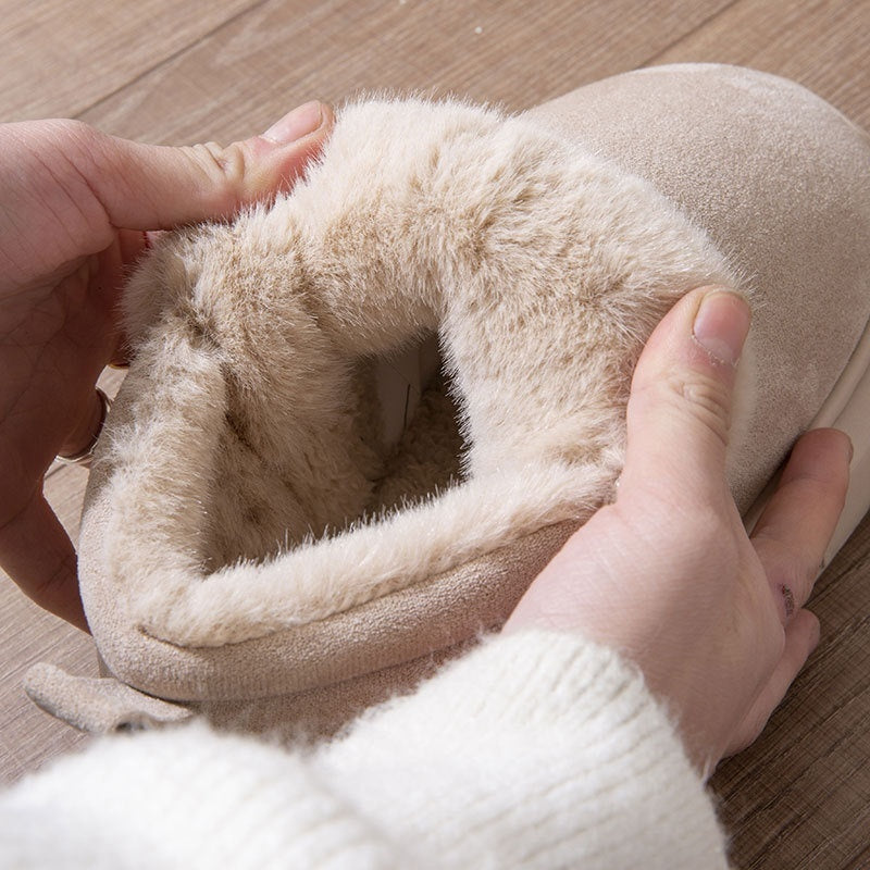 Winter Snow Boots Platform Heel Covered Cotton Slippers Ladies New Viralgem Store