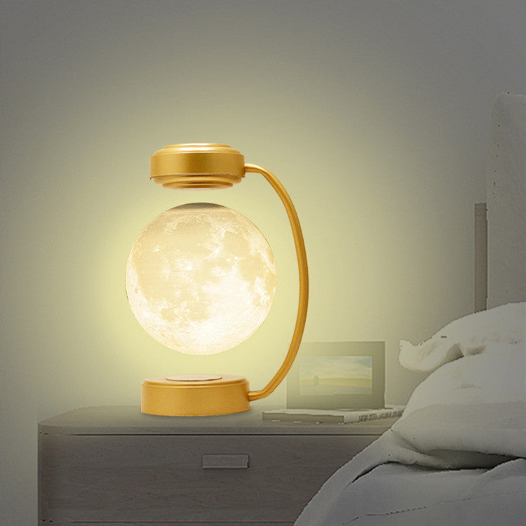 3D LED Moon Night Light Wireless Magnetic Levitating Rotating Floating Ball Lamp For School Office Bookshop Home Decoration Viralgem Store