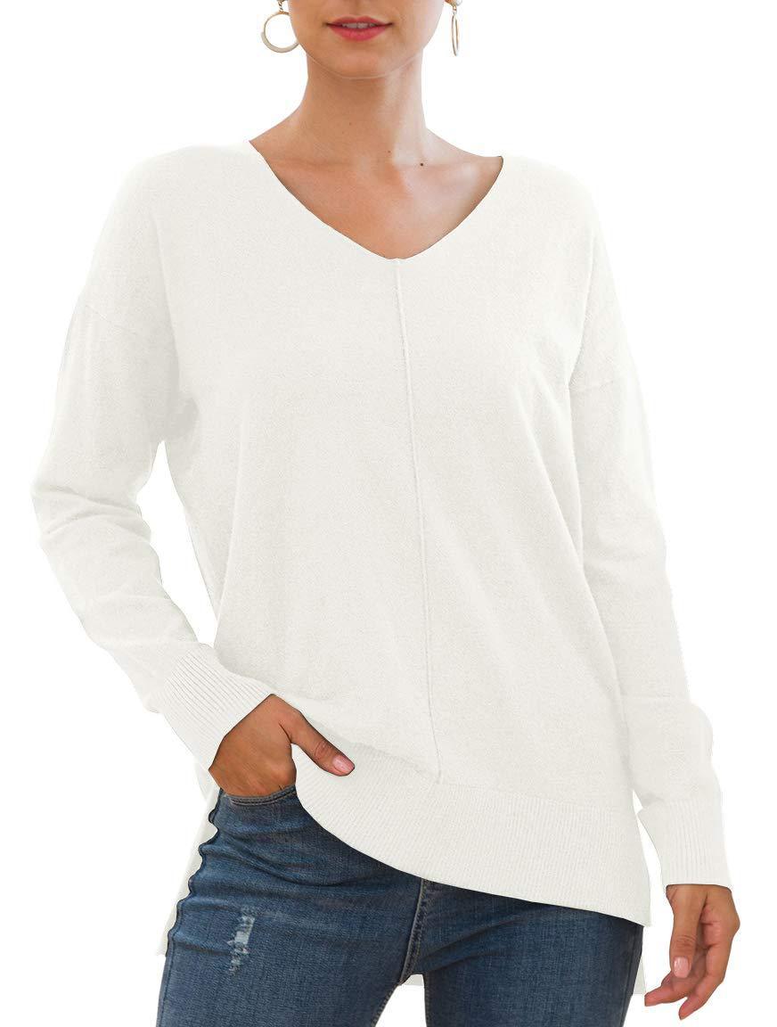 V-neck Batwing Sleeve Knitted Sweater Viralgem Store