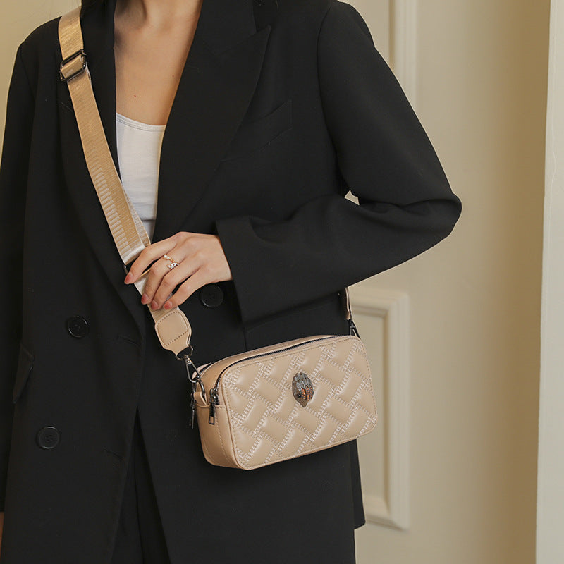 Women's Shoulder Crossbody Wide Shoulder Strap Eagle Head Small Square Bag Viralgem Store