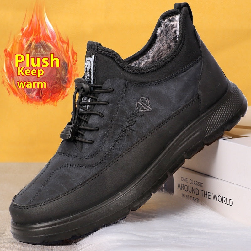 Waterproof Warm Polyurethane Fleece-lined Thickened Sneakers Viralgem Store