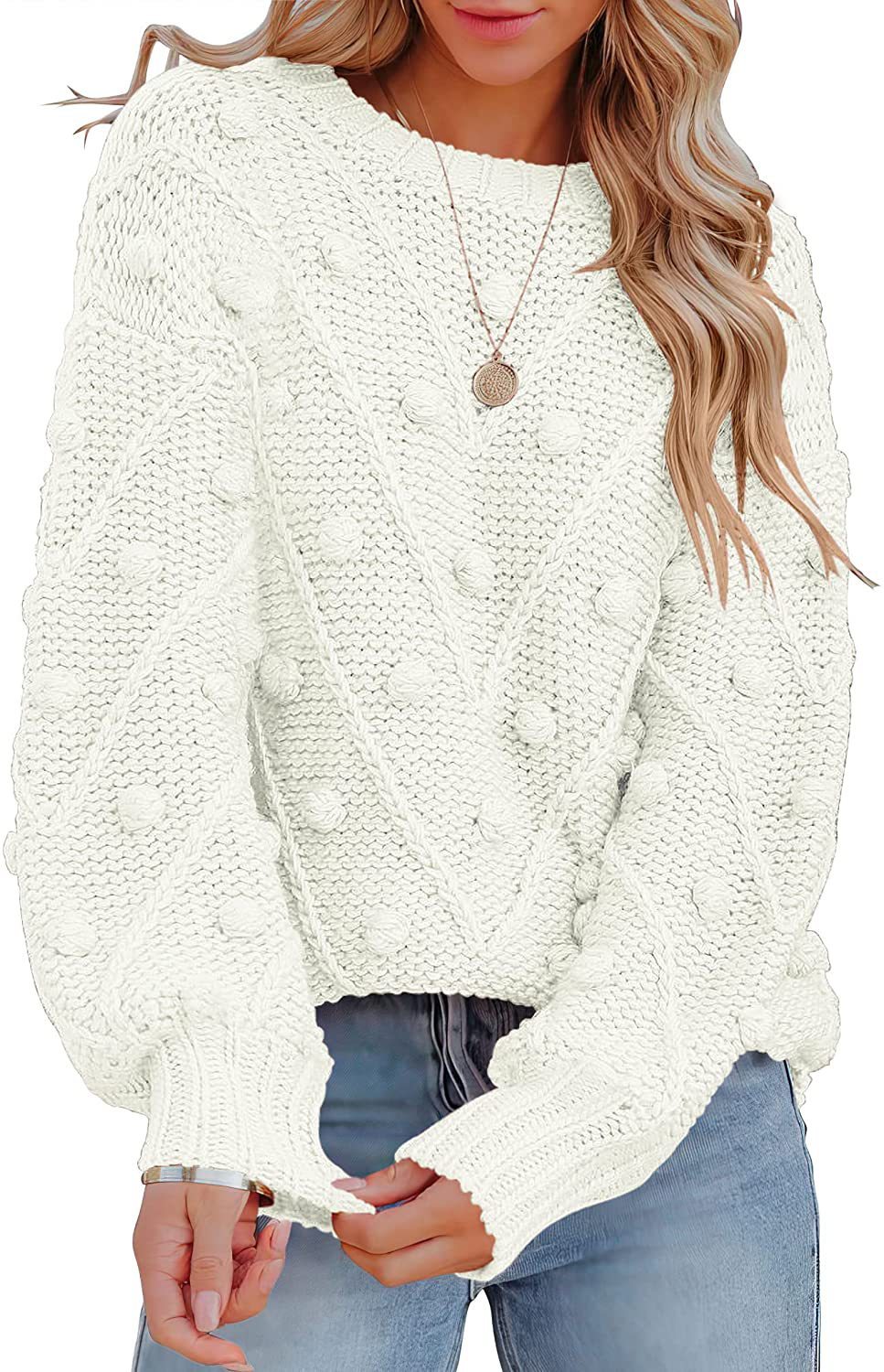Wool Ball Sweater Loose Long Sleeve Pullover Viralgem Store