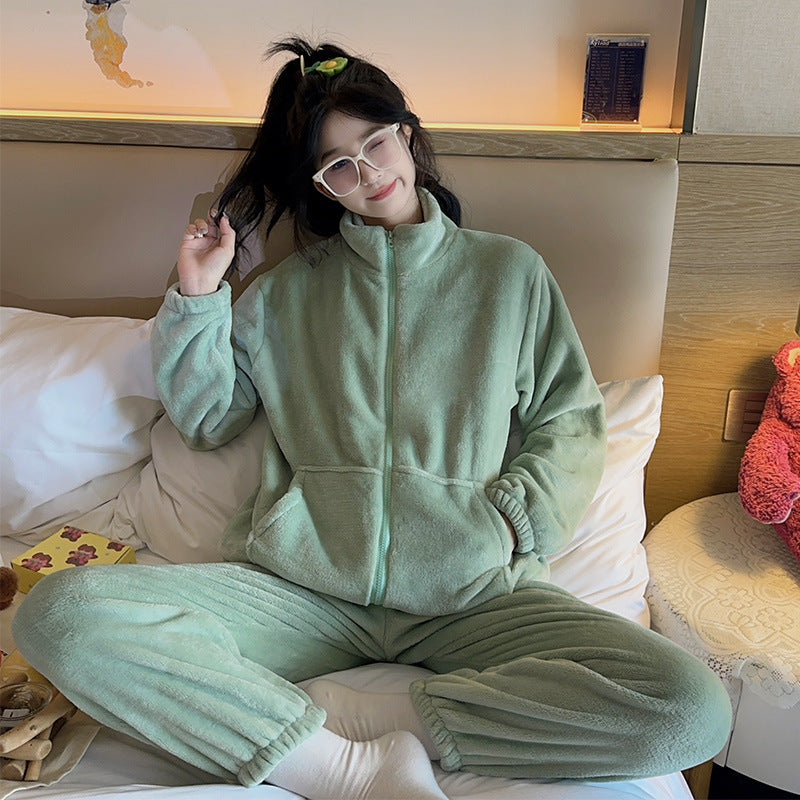 Women's Autumn And Winter Coral Fleece Pajamas Viralgem Store