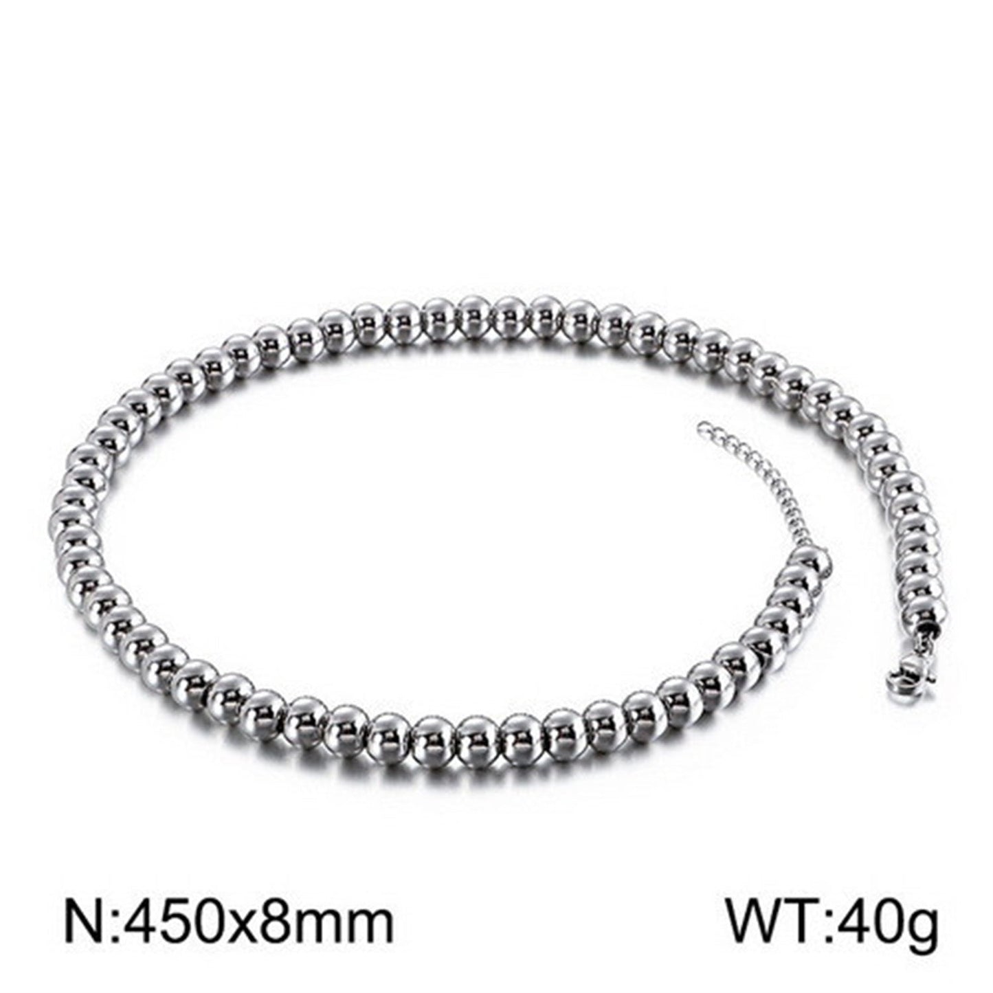 Women's Titanium Steel Choker Necklace Bracelet Set Viralgem Store
