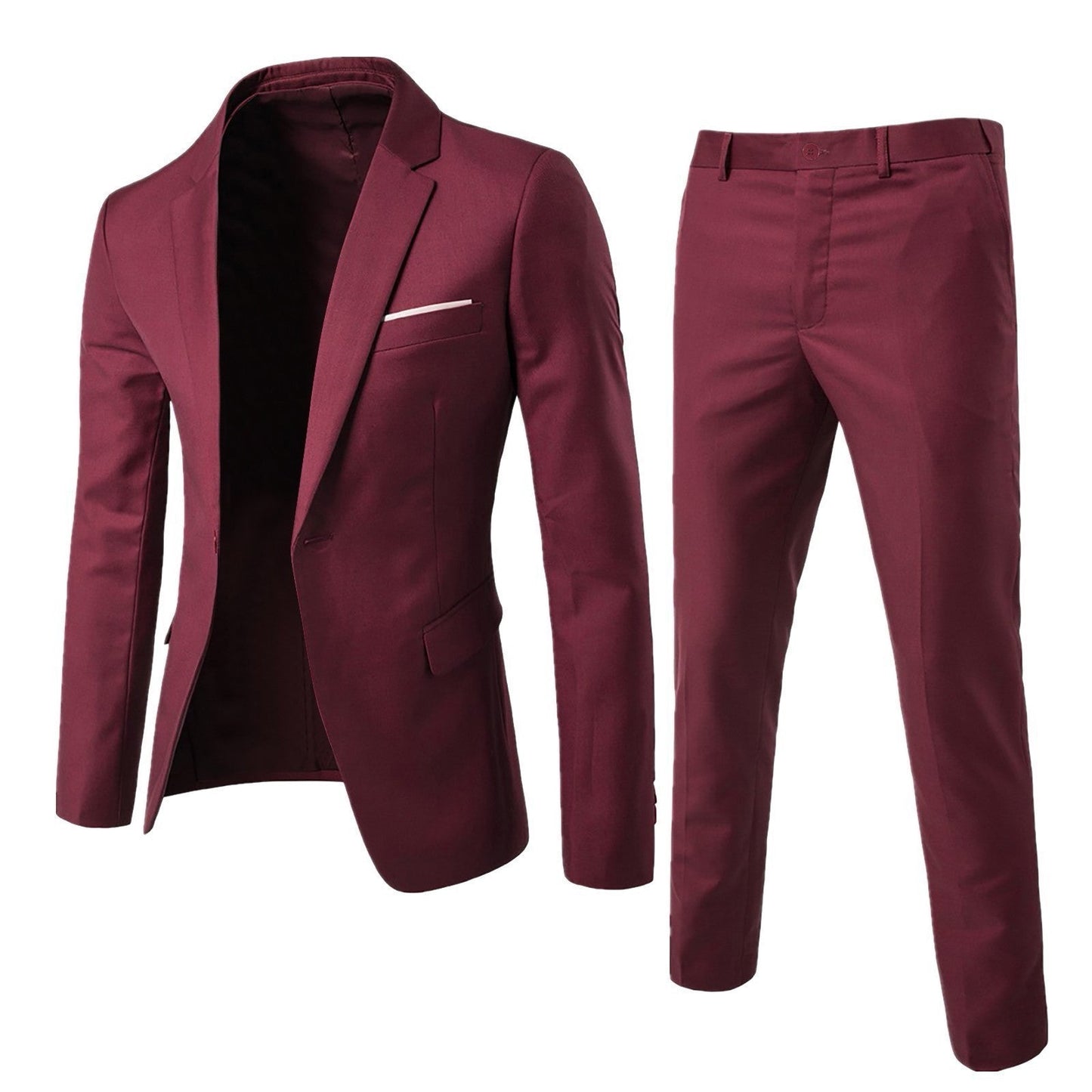 Two-piece Suit Business Professional Formal Wear Korean Slim Fit Viralgem Store