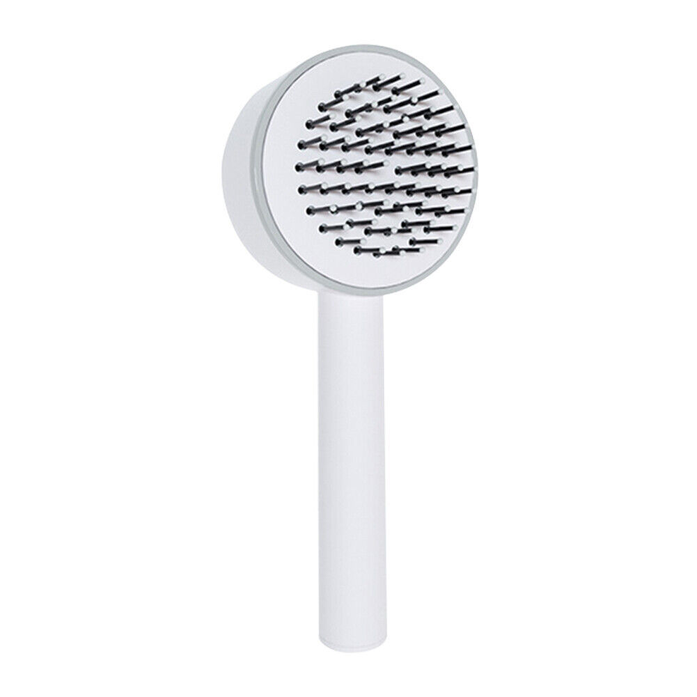 3D Air Cushion Massager Brush With Retractable Bristles Self Cleaning Hair Brush Massage One-key Self-cleaning Hair Brush Anti-Static Airbag Massage Comb For Women Curly Hair Brush Viralgem Store