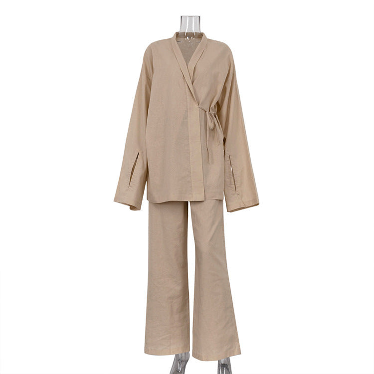 Women's Trousers Casual Two-piece Suit Homewear Can Be Worn Outside Viralgem Store