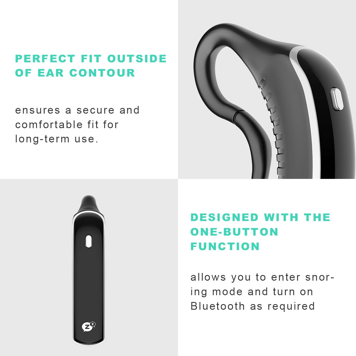 24 Hours Bluetooth Anti-snoring Device Charge Snore Earset Sleeping Aid Snoring Analyzes Sleep Datas Good Sleep Viralgem Store