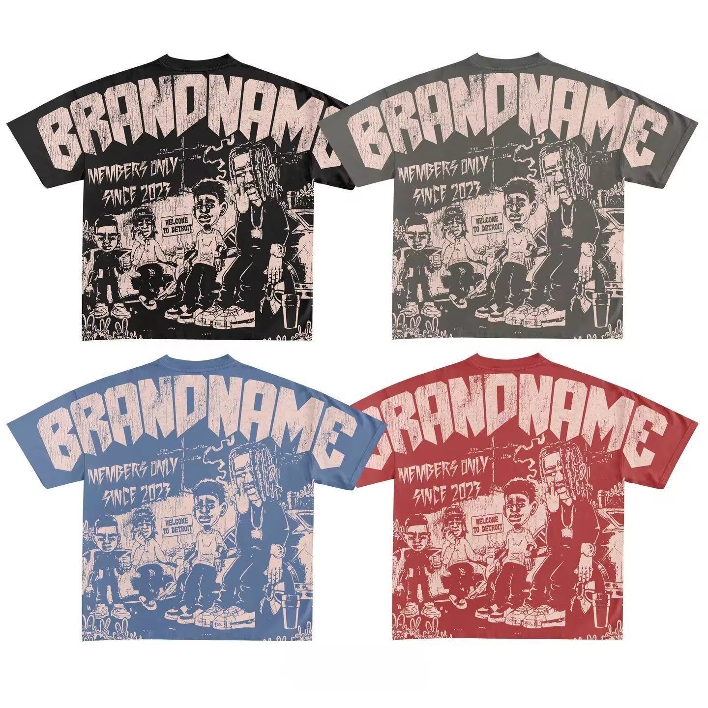 Y2g Harajuku Style T-shirt Men's Hip Hop Gothic Top Viralgem Store