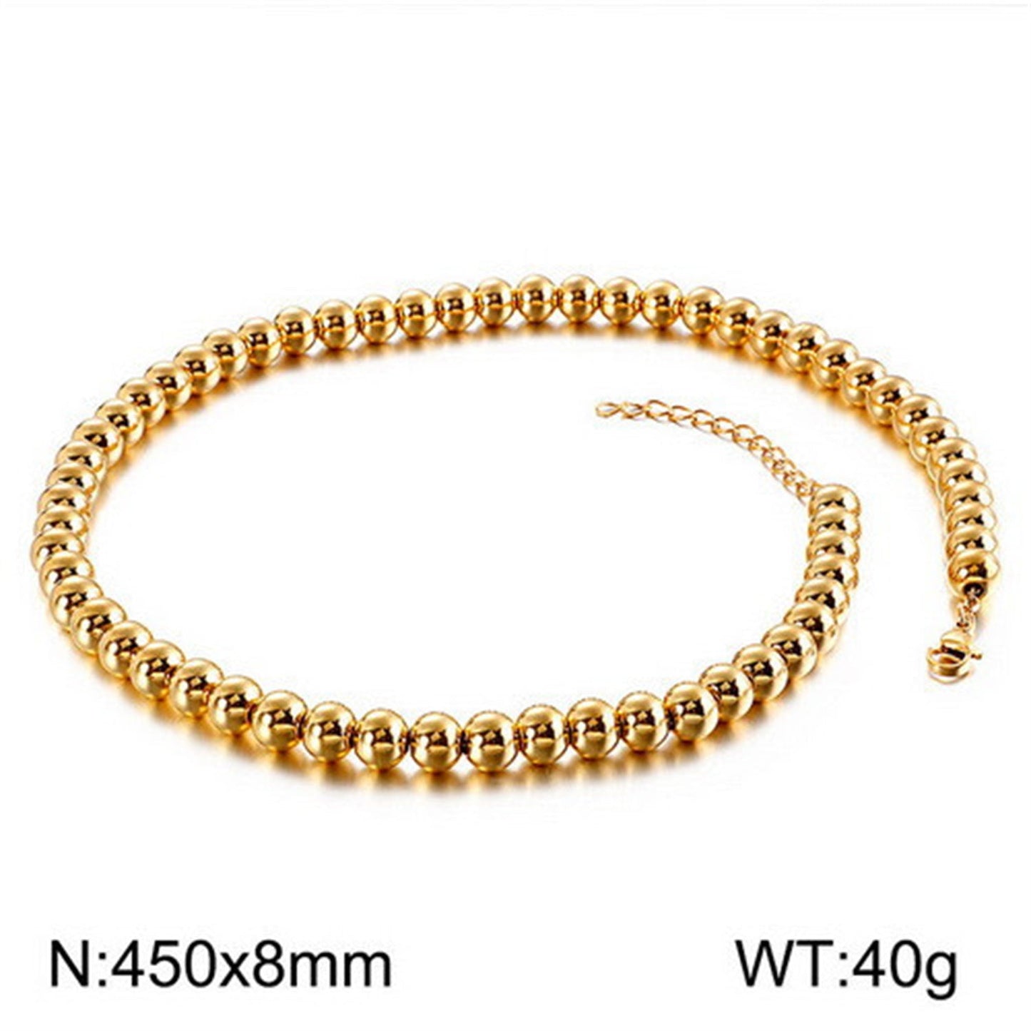 Women's Titanium Steel Choker Necklace Bracelet Set Viralgem Store