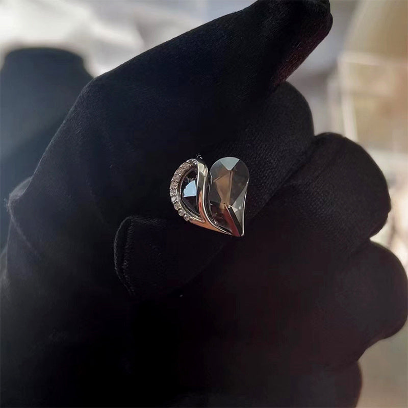 925 Sliver Heart Shaped Geometric Necklace Jewelry Women's Clavicle Chain Valentine's Mothers Day Gift Viralgem Store