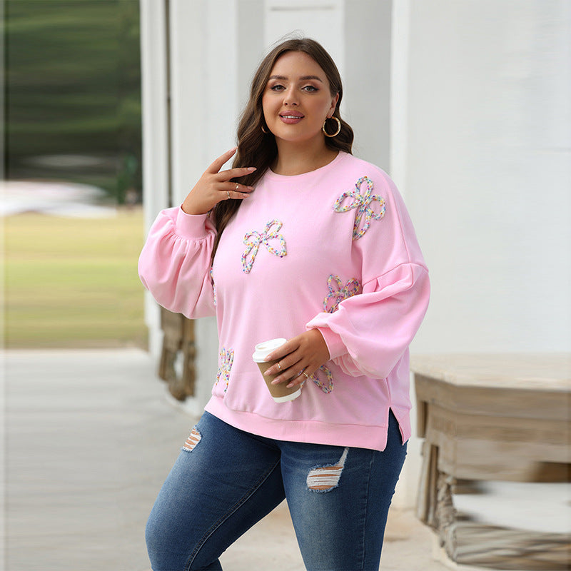 Winter New Loose All-matching Crew Neck Pullover Sweatshirt Women Viralgem Store