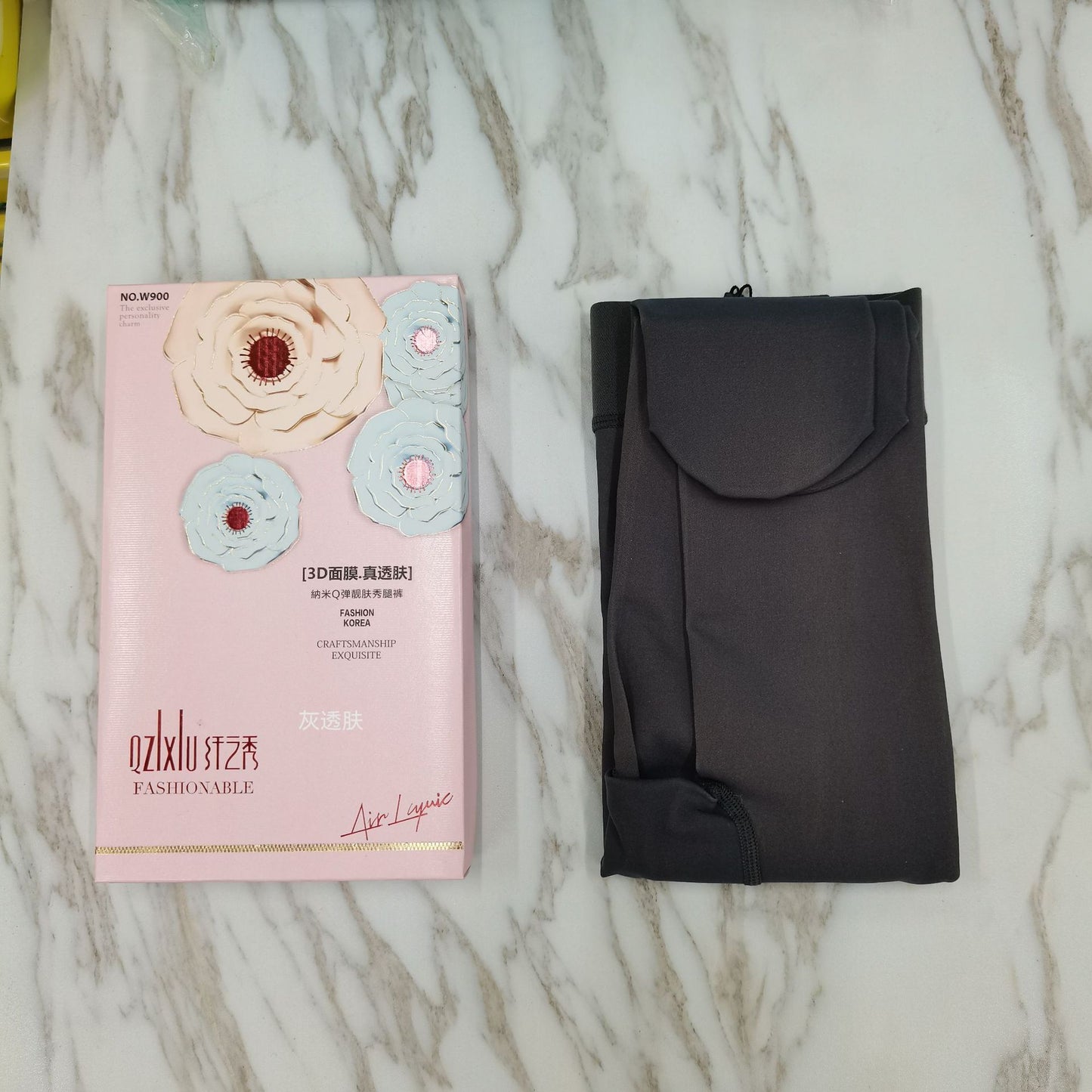 True See-through Base Spring And Autumn All-match Anti-hook Wire Surface One-piece Pantyhose