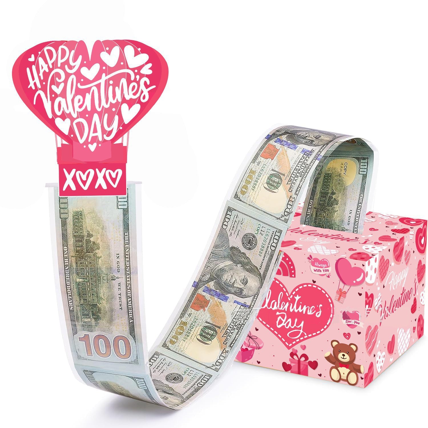 Valentines Day Surprise Box Explosion Gift Creating The Most Interactive Envelope Bounce Creative Diy Folding Paper Money Box Viralgem Store