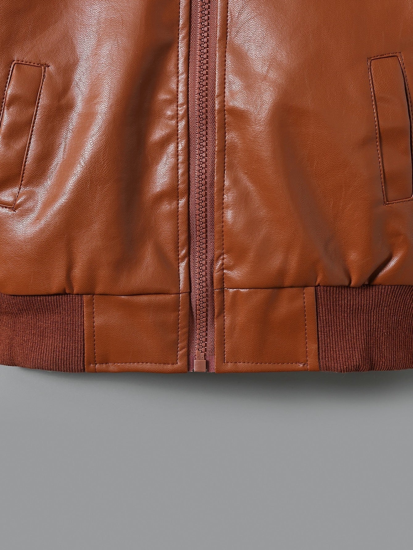 2025 Autumn Winter New Boys' -Lined Zip-Up Jacket Freshlook Styles