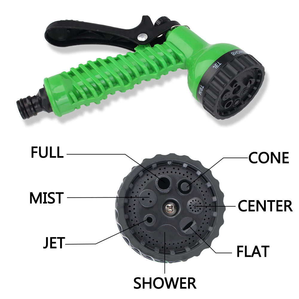 Ajustable Hose Nozzles Garden Water Spray Lawn Sprinkler 7 Pattern Multifunctional Car Wash Water Gun